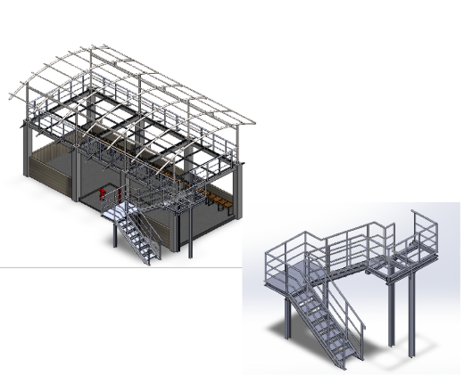 工业楼梯操作平台缩略图